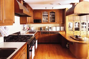 Kühlschrank, Mikrowelle, Herdplatte