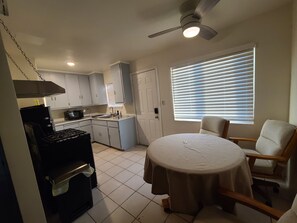 Microwave, oven, stovetop