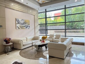 Lobby sitting area