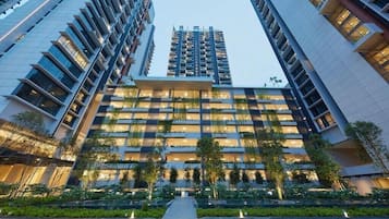 Overnatningsstedets facade