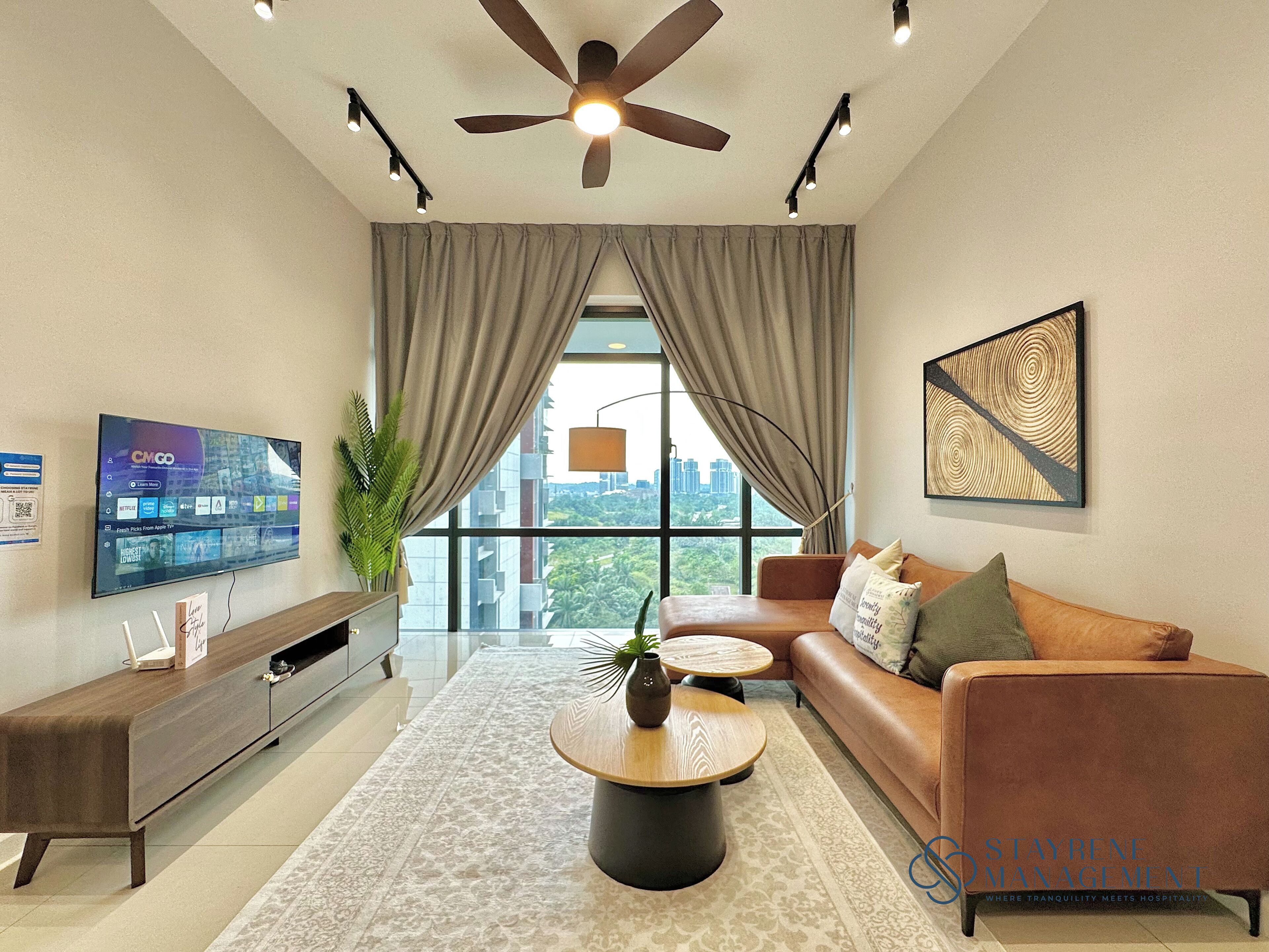 Appartement, 2 slaapkamers, balkon | Woonruimte