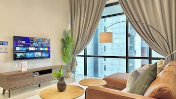 Lejlighed - 2 soveværelser - balkon | Opholdsområde