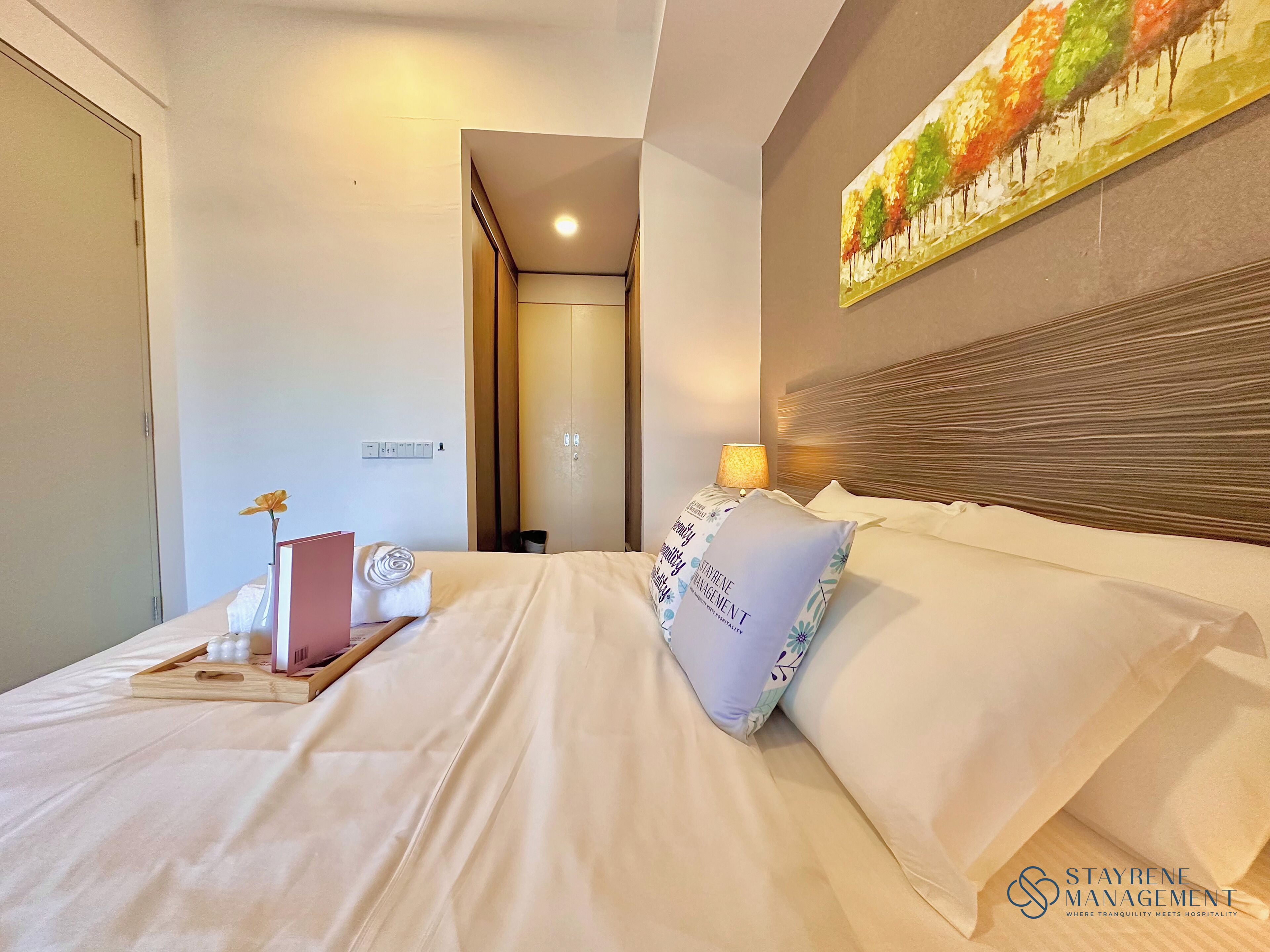 Appartement, 1 slaapkamer, balkon | Verduisterende gordijnen, een strijkplank/strijkijzer, gratis wifi