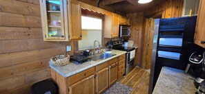 Microwave, stovetop, paper towels