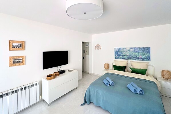 1 多间卧室、熨斗/熨衣板、免费 WiFi、床单