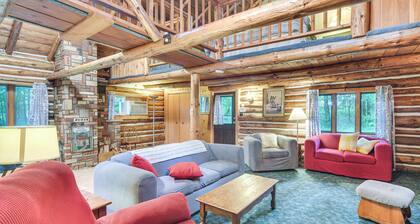 Authentic Log Cabin w/ Private Pond in Glidden