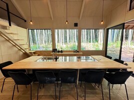 Luxury Villa, Balcony, Garden View | Private kitchen