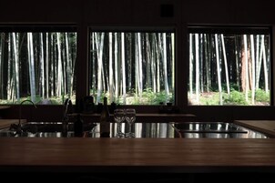 奢华别墅, 阳台, 花园景观 | 私人厨房