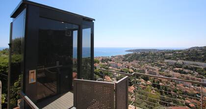 Menton - Villa Piscine Vue mer, Suites privées