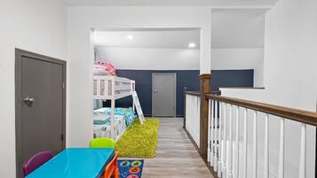 4 bedrooms, iron/ironing board, travel crib, WiFi