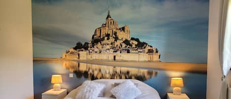 5 chambres, fer et planche Ă repasser, Wi-Fi, draps fournis