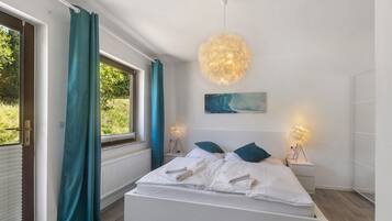 1 室のベッドルーム、WiFi、ベッドシーツ、車椅子でアクセスできる設備