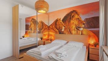 2 habitaciones, wifi, ropa de cama y acceso para silla de ruedas