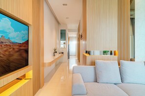 Villa, Poolblick | Wohnbereich