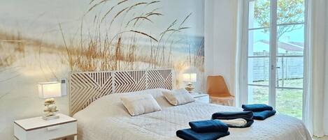 Een strijkplank/strijkijzer, gratis wifi