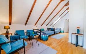 In-room safe, iron/ironing board, travel crib, free WiFi