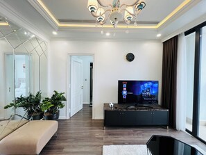 Luxury Apartment, Balcony, Lake View | Living area - chup housing (Ha noi)