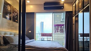 Unclassified image, 5 of 50, button - 12th Floor Cozy Studio Room, 5-10 Mins Walk to Iconsiam and BTS (Bangkok)