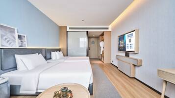 Desk, laptop workspace, free WiFi