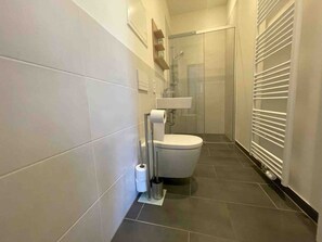 Towels, soap, toilet paper