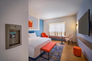 Habitación ejecutiva, 1 cama doble | Cortinas opacas y sistema de insonorización