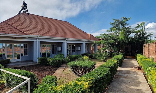 Overnatningsstedets facade