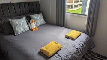 2 bedrooms, iron/ironing board, free WiFi, bed sheets