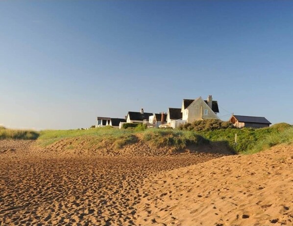 A coastal property with multiple houses on a dune. - Seagulls Rest Dog Friendly - Anderby Creek (Skegness)