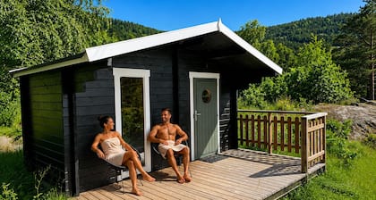 Luxury hillside family home with panoramic views, sauna & hot tub