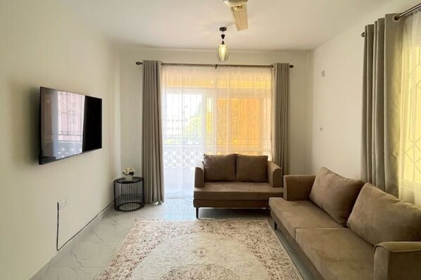 Living area - 2 Bedroom Harmony Apartments (Mombasa)