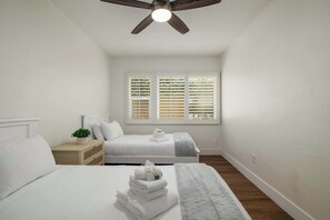3 bedrooms, travel cot, WiFi, bed sheets