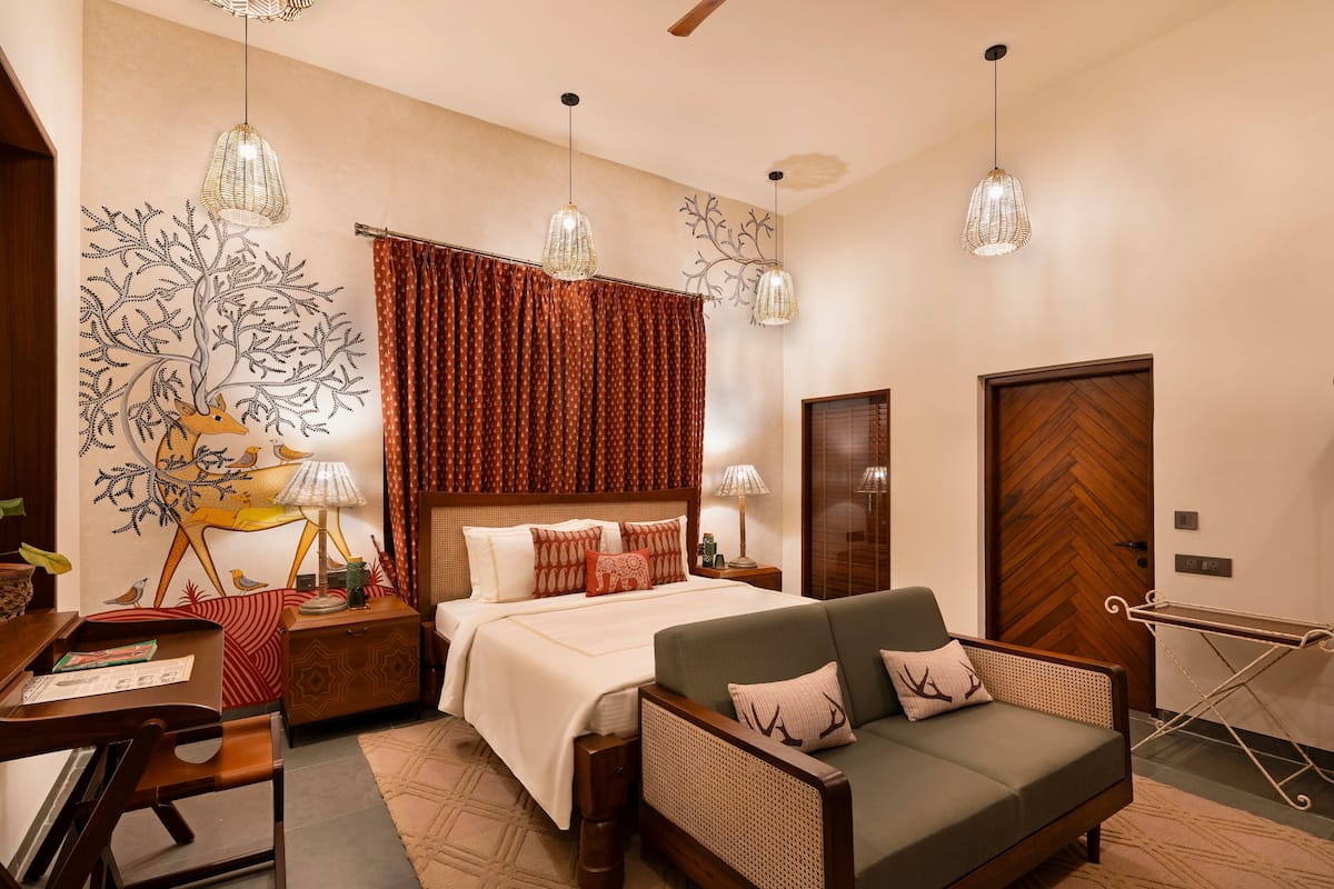 Premium bedding, down duvets, memory-foam beds, free minibar