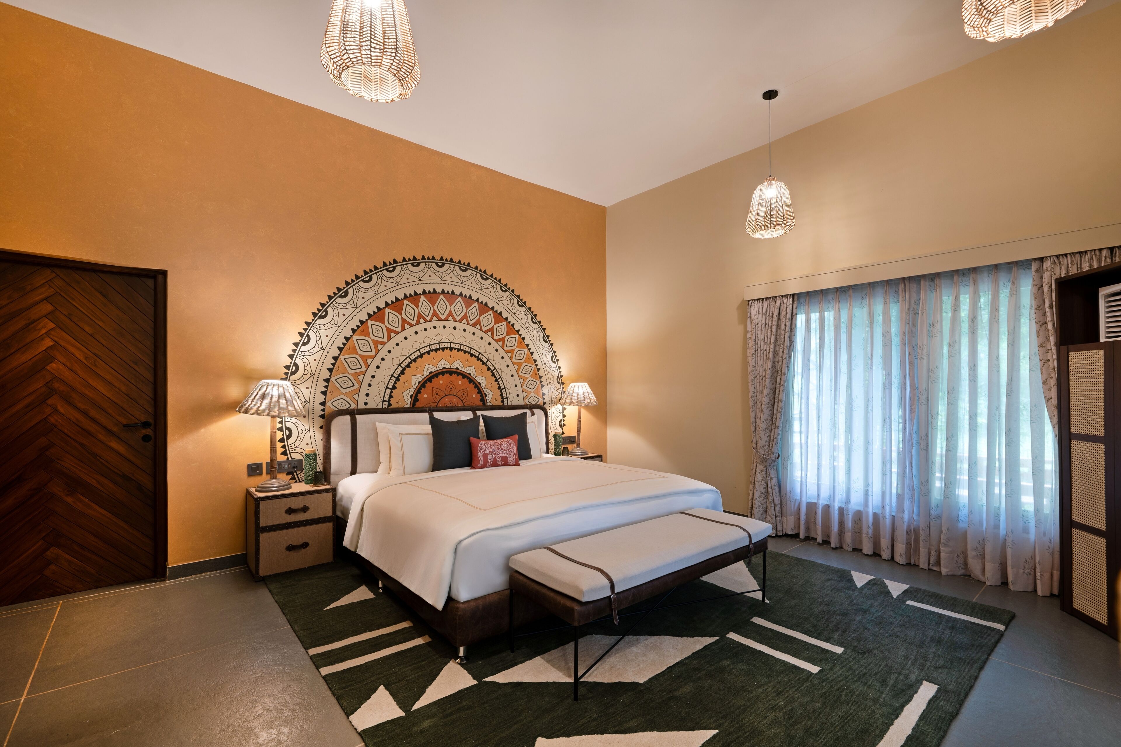 Premium bedding, down duvets, memory-foam beds, free minibar