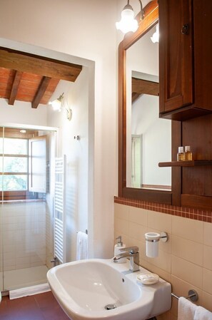 Dusche, Haartrockner, Bidet