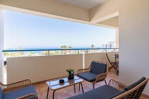 Apartment, 2 Bedrooms, Kitchen, Sea View | Balcony