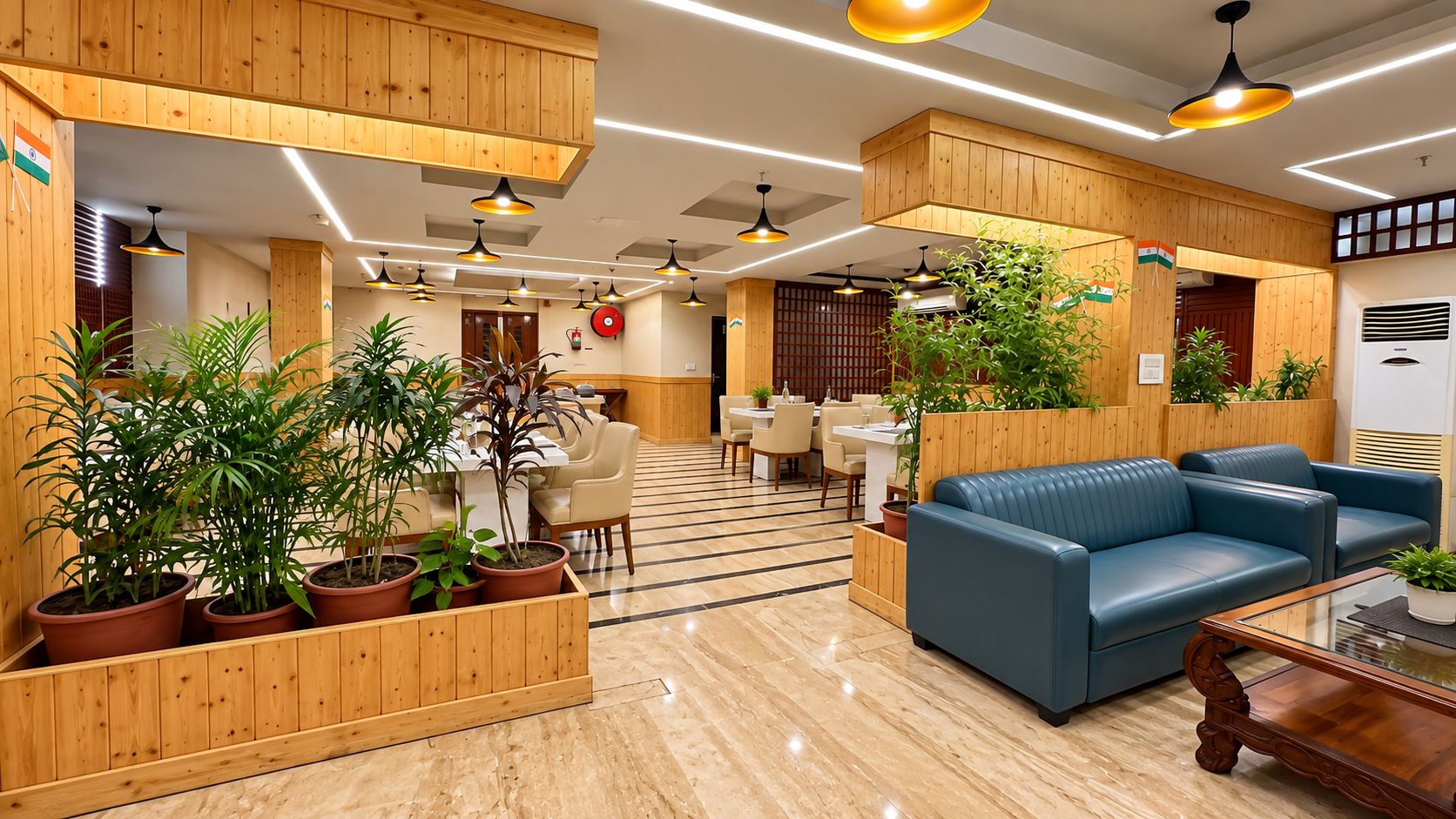 Lobby sitting area