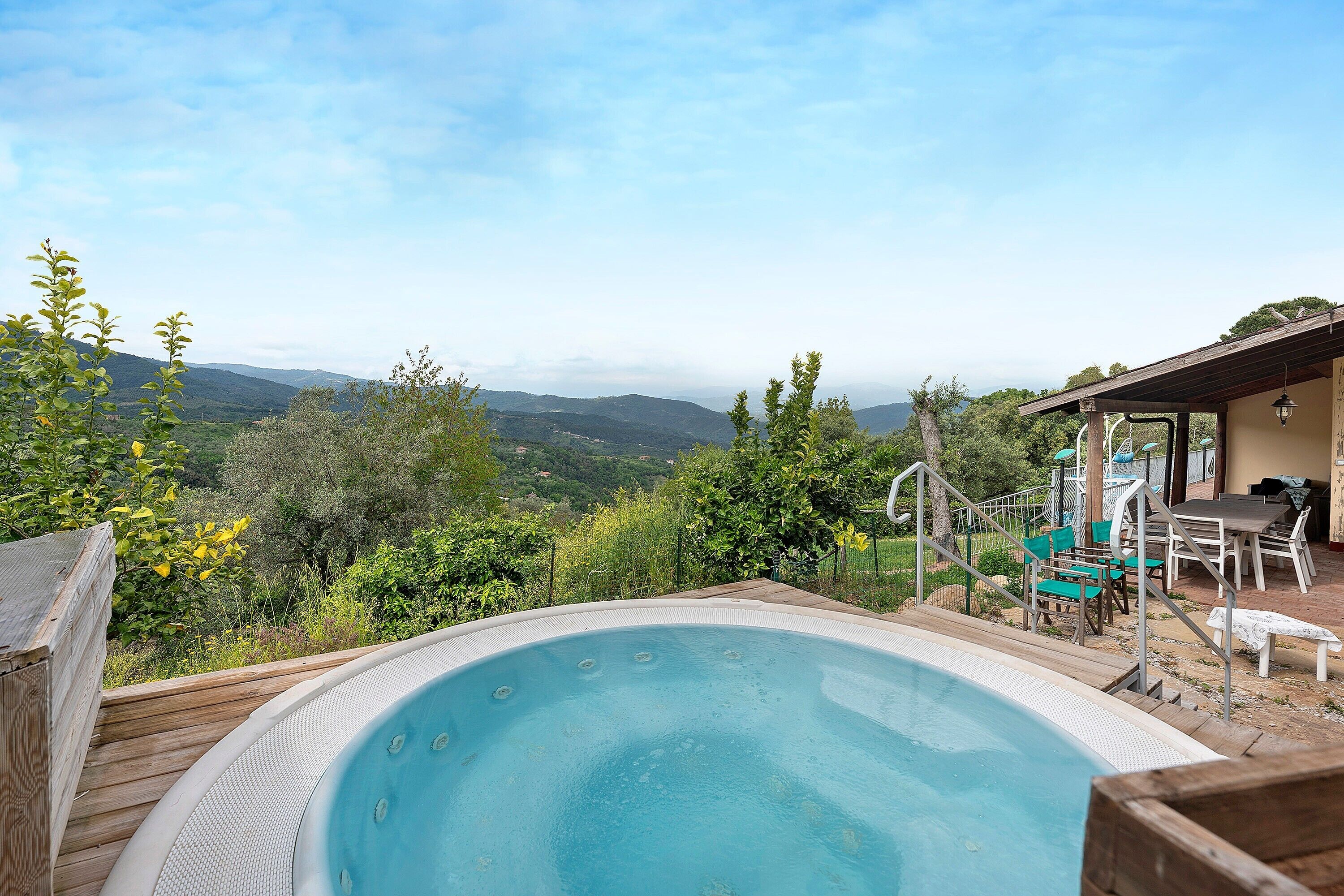 Idromassaggio all'aperto