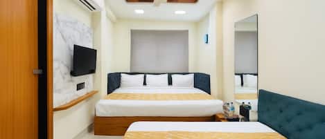 Habitación familiar | Ropa de cama de alta calidad, wifi gratis, ropa de cama