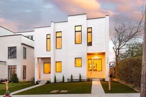 Exterior - The NASH | 8BR Designer Duplex w/ Hot Tub, Rooftops, Shuffleboard & More | Sleeps 24 (Nashville)