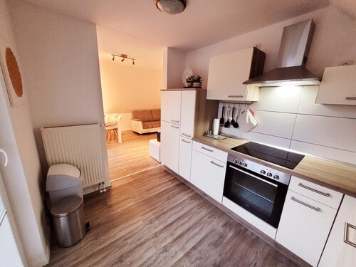 Cozy vacation apartment with terrace and sauna