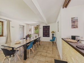 Dining - Private pool – house for 10 adults and 2 children (Peyzac-le-Moustier)