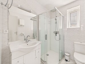 Shower, hair dryer