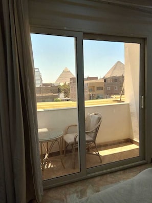 Double Room, Balcony, Mountain View | In-room safe, desk, laptop workspace, blackout curtains