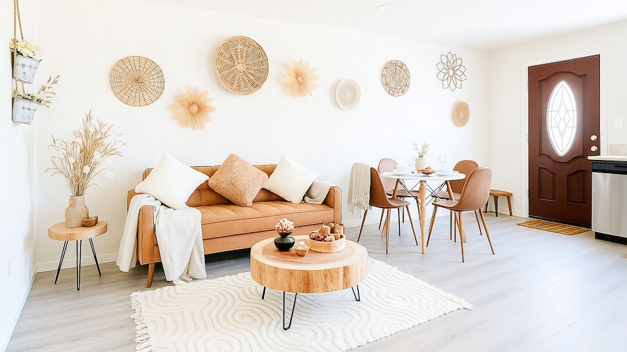 Walk to Google 3BR Home Yard & Kitchen