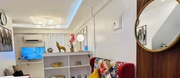 Living room - Budget Loft-type Condo in Uptown CDO (Cagayan de Oro)
