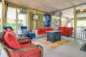 House (3 Bedrooms) | Interior - Walk to North Topsail Shores: Beach House w/ Gear! (Sneads Ferry)