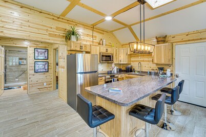 Walk to Shay Lake: Updated Home w/ Water View!