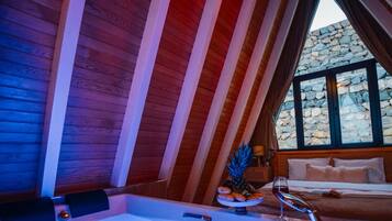 Luxury Bungalow, Balcony, Lake View | Desk, laptop workspace, free WiFi