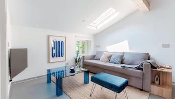 Apartment, Terrasse, Seeblick | Wohnzimmer