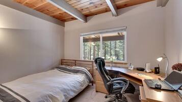 Chalet, 3 Bedrooms | 3 bedrooms, desk, laptop workspace, iron/ironing board